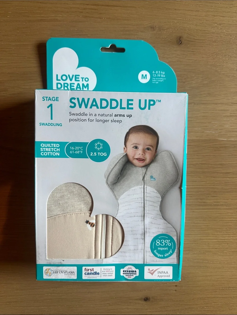 Love to Dream Swaddle Up Baby Sleep Bag - bees
